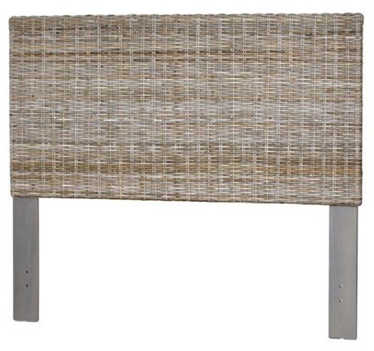 Sea Winds Trading Company Kauai Bedroom collection 000000997936 Kauai, Gray Wicker Queen